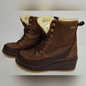 Women MUCK Liberty Waterproof Alpine Supreme Wedge Ankle Boots Size 6